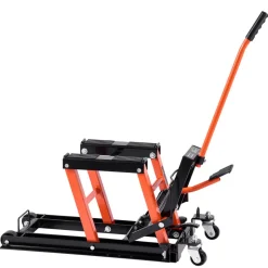 VEVOR Steel Hydraulic Motorcycle Jack Stand, 1500 LBS ATV Scissor Lift Jack, 4.7
