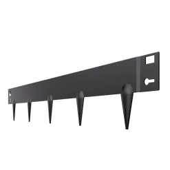VEVOR Steel Landscape Edging, 5 Packs 39 x 3 in Rust-Resistant Metal Landscape Edging, Bendable Garden Edging Border, Heavy Duty Lawn Edging, Easy-to-Install, Flower Bed Yard Pathway Divider Black