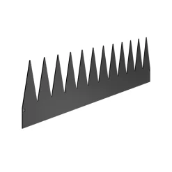 VEVOR Steel Landscape Edging, 6 Packs 40 x 6 in Rust-Resistant Metal Landscape Edging, Bendable Garden Edging Border, Heavy Duty Lawn Edging, Easy-to-Install, Flower Bed Yard Pathway Divider Black