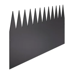 VEVOR Steel Landscape Edging, 4 Packs 40 x 12 in Rust-Resistant Metal Landscape Edging, Bendable Garden Edging Border, Heavy Duty Lawn Edging, Easy-to-Install, Flower Bed Yard Pathway Divider Black