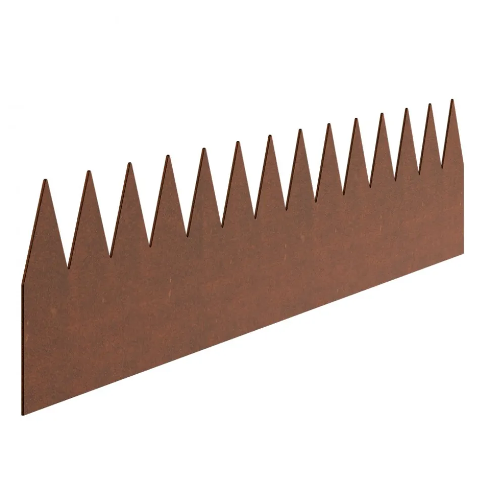 VEVOR Steel Landscape Edging, 6 Packs 40 x 6 in Weather-Resistant & Pre-Rust Metal Landscape Edging, Bendable Garden Edging Border, Heavy Duty Lawn Edging, Flower Bed Yard Pathway Divider