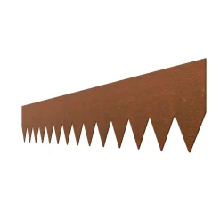 VEVOR Steel Landscape Edging, 6 Packs 40 x 6 in Weather-Resistant & Pre-Rust Metal Landscape Edging, Bendable Garden Edging Border, Heavy Duty Lawn Edging, Flower Bed Yard Pathway Divider