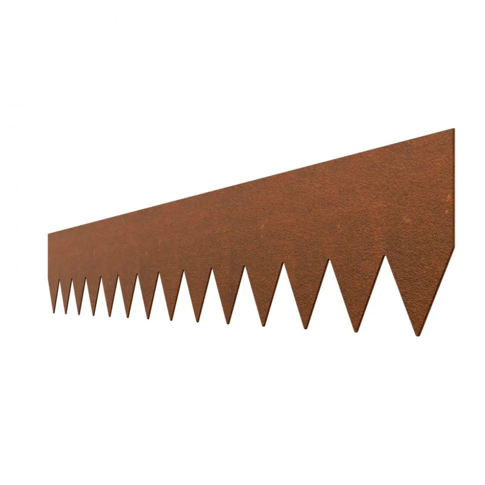 VEVOR Steel Landscape Edging, 6 Packs 40 x 6 in Weather-Resistant & Pre-Rust Metal Landscape Edging, Bendable Garden Edging Border, Heavy Duty Lawn Edging, Flower Bed Yard Pathway Divider