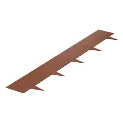 VEVOR Steel Landscape Edging, 6 Packs 40 x 8 in Weather-Resistant & Pre-Rust Metal Landscape Edging, Bendable Garden Edging Border, Shark Spike, Lawn Edging for Flower Bed Yard Pathway Divider