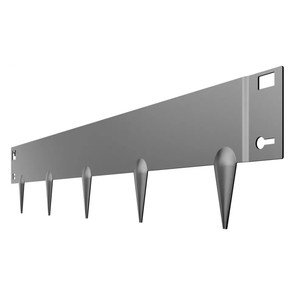 VEVOR Steel Landscape Edging, 5 Packs 39 x 4 in Rust-Resistant Metal Landscape Edging, Bendable Garden Edging Border, Heavy Duty Lawn Edging, Easy-to-Install, Flower Bed Yard Pathway Divider Dark Gray