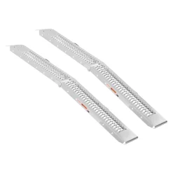 VEVOR Steel Ramps, 1000 lbs, 2Pcs Heavy-duty Ramps with Wider Ramp Surface, Universal Stable Loading Ramp with Handles, Fit for ATV, UTV, Motorcycle, Electric Bicycle, etc.