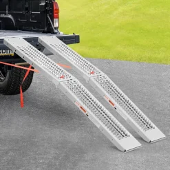 VEVOR Steel Ramps, 1000 lbs, 2Pcs Heavy-duty Ramps with Wider Ramp Surface, Universal Stable Loading Ramp with Handles, Fit for ATV, UTV, Motorcycle, Electric Bicycle, etc.