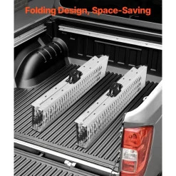 VEVOR Steel Ramps, 1000 lbs, 2Pcs Heavy-duty Ramps with Wider Ramp Surface, Universal Stable Loading Ramp with Handles, Fit for ATV, UTV, Motorcycle, Electric Bicycle, etc.
