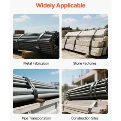 VEVOR Steel Strapping Coil, 3/4 in x 0.02 in x 1640 ft, Metal Strapping Banding Roll Withstands Harsh Environment, 1700 lbs Break Strength, Heavy Duty Banding Pallet Strap Coil for Pallet Packing