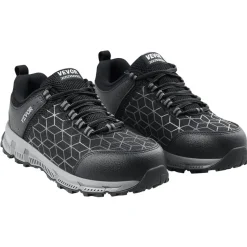 VEVOR Steel Toe Shoes for Men, US Size 12, Men’s Cushion Sport Safety Toe Athletic Work Shoe, Indestructible Safety Sneakers Lightweight,Breathable Industry Construction Work Shoes, Black
