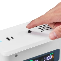 VEVOR Step Down Voltage Converter, 2000VA, Heavy Duty Voltage Power Converter, 220V to 110V Power Transformer, with 2 US Outlets, USB Output, LCD Display, Temperature Protection, for 110V Appliances