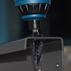 VEVOR Step Drill Bit Set, 1/8 - 7/8 inch, 3 Pieces Step Drill Bits, 1/4 inch Hex Shank, TiAlN Coating Cobalt HSS High Speed Steel, for Metal, Stainless Steel, Aluminum, Wood, Plastic, Fiberglass