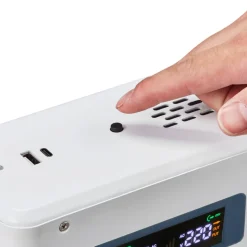 VEVOR Step Up Voltage Converter, 3000VA, Heavy Duty Voltage Power Converter, 110V to 220V Power Transformer, with 2 EU Outlets, USB Output, LCD Display, Temperature Protection, for 220V Appliances