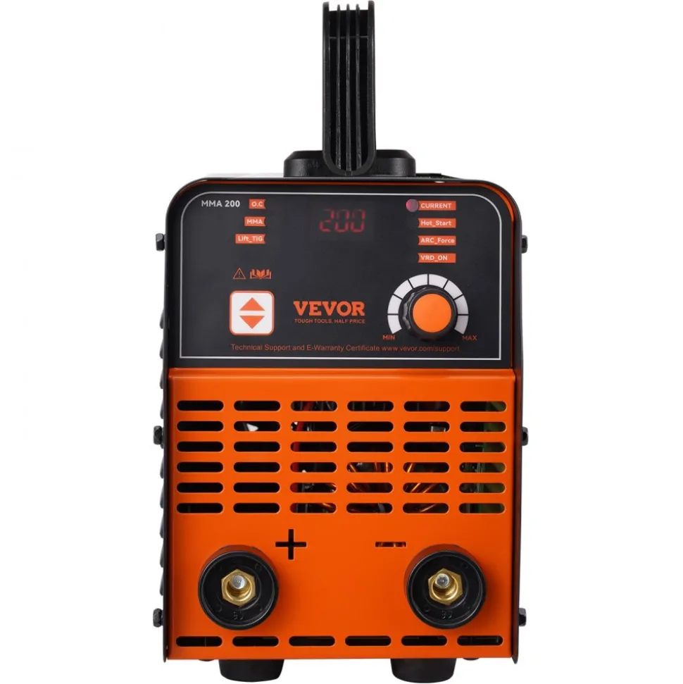 VEVOR Stick Welder, 200A ARC/Lift TIG 2-IN-1 Welding Machine with IGBT Inverter 110V/220V Portable MMA Welder Machine with Hot Start, Arc force and Anti-Stick