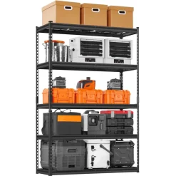 VEVOR Storage Shelves, 2500 lbs, 5 Tier Heavy Duty Garage Shelving, 18