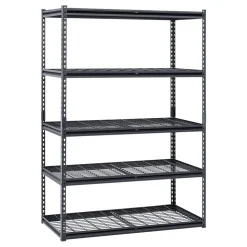 VEVOR Storage Shelves, 3000 lbs, 5 Tier Heavy Duty Garage Shelving, 24