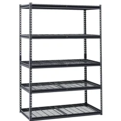 VEVOR Storage Shelves, 3000 lbs, 5 Tier Heavy Duty Garage Shelving, 24
