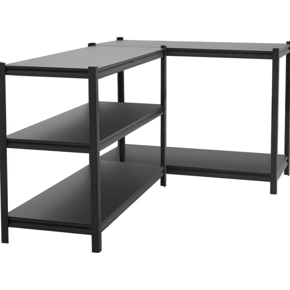VEVOR Storage Shelves, 5-Tier Adjustable, 3000 lbs Capacity, Heavy Duty Garage Storage Shelving Unit, Metal Utility Rack Shelf, for Garage Workshop Warehouse Basement, 48.43" W x 20.55" D x 71.38" H