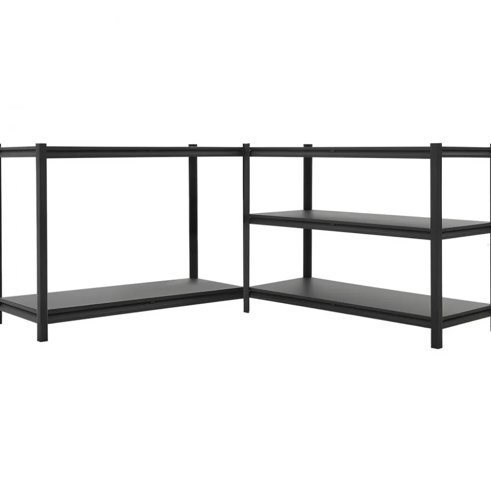 VEVOR Storage Shelves, 5-Tier Adjustable, 3000 lbs Capacity, Heavy Duty Garage Storage Shelving Unit, Metal Utility Rack Shelf, for Garage Workshop Warehouse Basement, 48.43" W x 20.55" D x 71.38" H