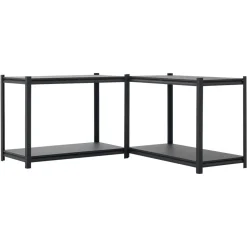 VEVOR Storage Shelves, 4-Tier Adjustable, 2400 lbs Capacity, Heavy Duty Garage Storage Shelving Unit, Metal Utility Rack Shelf, for Garage Workshop Warehouse Basement, 40.55