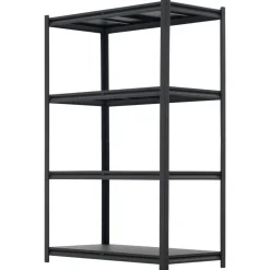 VEVOR Storage Shelves, 4-Tier Adjustable, 2400 lbs Capacity, Heavy Duty Garage Storage Shelving Unit, Metal Utility Rack Shelf, for Garage Workshop Warehouse Basement, 40.55