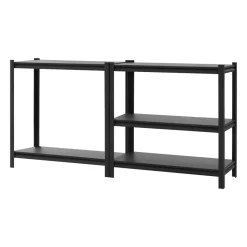 VEVOR Storage Shelves, 5-Tier Adjustable, 3000 lbs Capacity, Heavy Duty Garage Storage Shelving Unit, Metal Utility Rack Shelf, for Garage Warehouse Basement Kitchen, 36.42" W x 16.42" D x 71.38" H