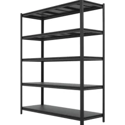 VEVOR Storage Shelves, 5-Tier Adjustable, 3000 lbs Capacity, Heavy Duty Garage Storage Shelving Unit, Metal Utility Rack Shelf, for Garage Workshop Warehouse Basement, 59.49