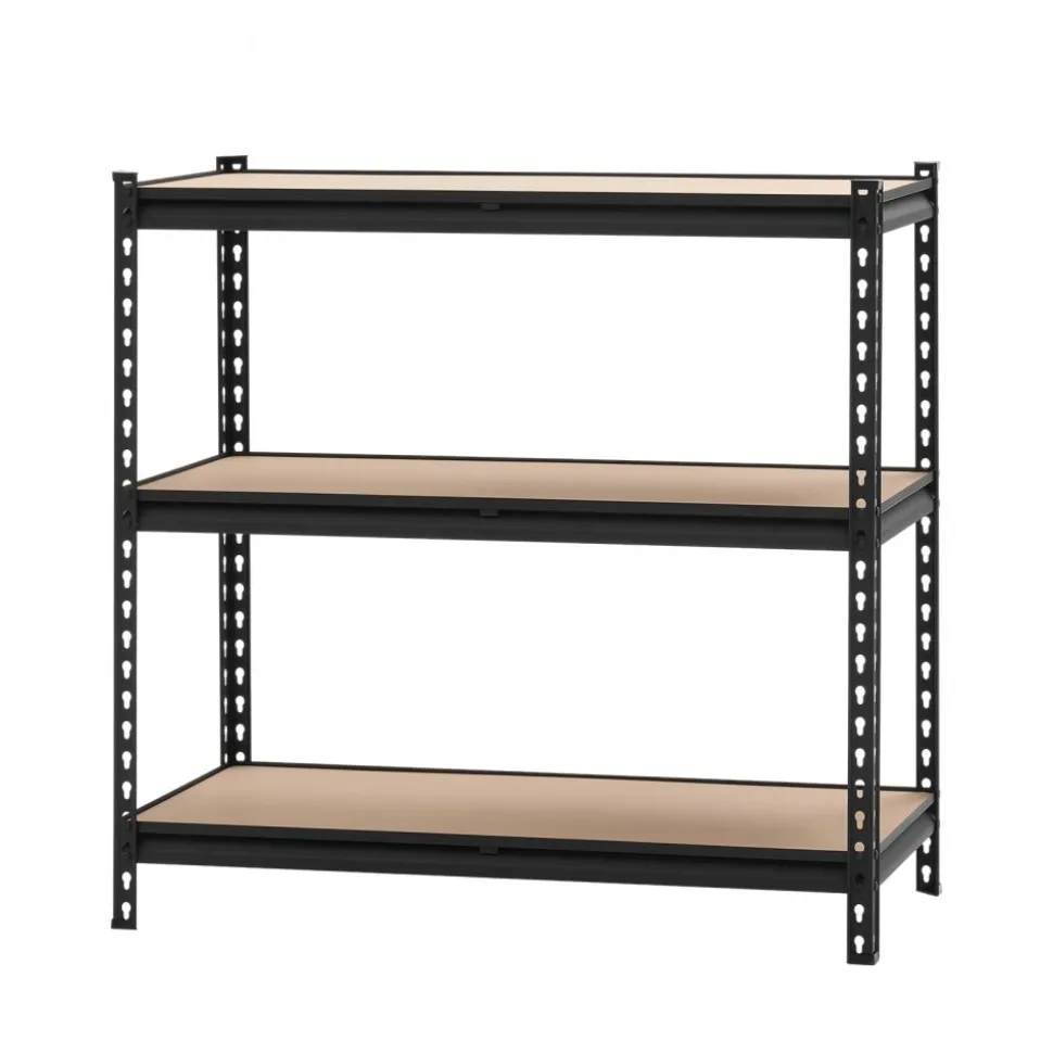VEVOR Storage Shelves, 5-Tier Adjustable, 2000 lbs Capacity, Heavy Duty Garage Storage Shelving Unit, Metal Utility Rack Shelf, for Garage Warehouse Basement Kitchen, 36.34" W x 18.07" D x 71.38" H