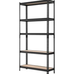 VEVOR Storage Shelves, 5-Tier Adjustable, 3000 lbs Capacity, Heavy Duty Garage Storage Shelving Unit, Metal Utility Rack Shelf, for Garage Workshop Warehouse Basement, 48.43