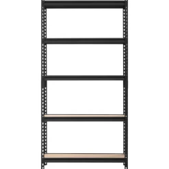 VEVOR Storage Shelves, 5-Tier Adjustable, 3000 lbs Capacity, Heavy Duty Garage Storage Shelving Unit, Metal Utility Rack Shelf, for Garage Workshop Warehouse Basement, 48.43