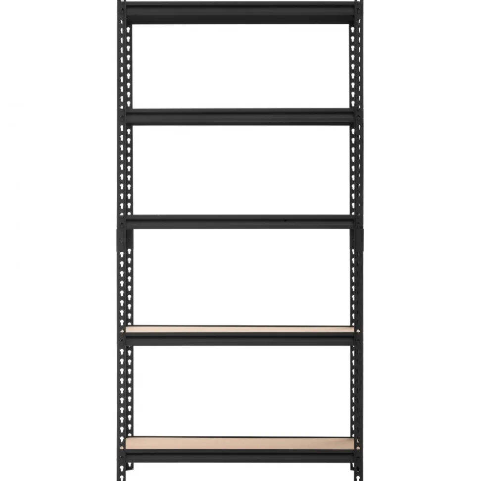 VEVOR Storage Shelves, 5-Tier Adjustable, 3000 lbs Capacity, Heavy Duty Garage Storage Shelving Unit, Metal Utility Rack Shelf, for Garage Workshop Warehouse Basement, 48.43" W x 18.31" D x 77.24" H