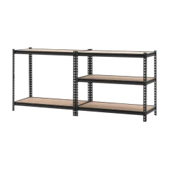 VEVOR Storage Shelves, 5-Tier Adjustable, 2500 lbs Capacity, Heavy Duty Garage Storage Shelving Unit, Metal Utility Rack Shelf, for Garage Warehouse Basement Kitchen, 40.35