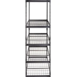 VEVOR Storage Shelving Unit, 5-Tier Adjustable, 2000 lbs Capacity, Heavy Duty Garage Shelves Metal Organizer Wire Rack, Black, 60