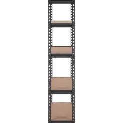 VEVOR Storage Shelving Unit, 5-Tier Adjustable, 2000 lbs Capacity, Heavy Duty Garage Shelves Metal Organizer Utility Rack, Black, 30