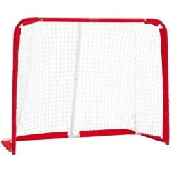 VEVOR Street Hockey Goal, Heavy-Duty Steel Street + Roller Hockey Nets, Durable Hockey Net for Indoor Outdoor Use, Lightweight Portable Training, Easy Assembly for Backyard Park Garage, 55.9 x 44.5 in