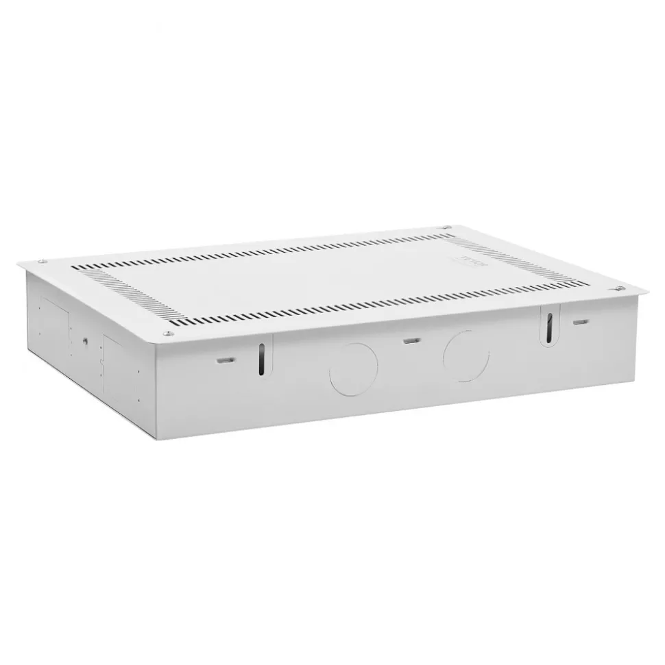 VEVOR Structured Media Enclosure, 20-Inch, Recessed in-Wall Media Box with Cover, Wall-Mount Cable Management Box Kit, Structured Wiring Multi-Media Cabinet, Cold-Rolled Steel, for TV Home Theater