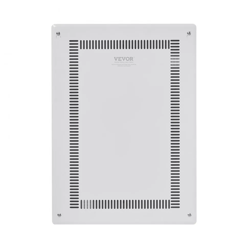 VEVOR Structured Media Enclosure, 20-Inch, Recessed in-Wall Media Box with Cover, Wall-Mount Cable Management Box Kit, Structured Wiring Multi-Media Cabinet, Cold-Rolled Steel, for TV Home Theater