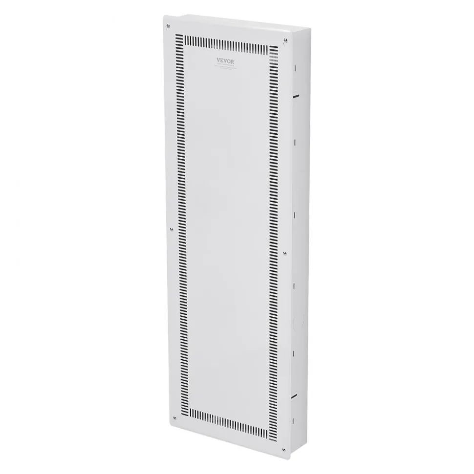 VEVOR Structured Media Enclosure, 42-Inch, Recessed in-Wall Media Box with Cover, Wall-Mount Cable Management Box Kit, Structured Wiring Multi-Media Cabinet, Cold-Rolled Steel, for TV Home Theater