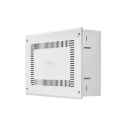 VEVOR Structured Media Enclosure, 9-Inch, Recessed in-Wall Media Box with Cover, Wall-Mount Cable Management Box Kit, Structured Wiring Multi-Media Cabinet, Cold-Rolled Steel, for TV Home Theater