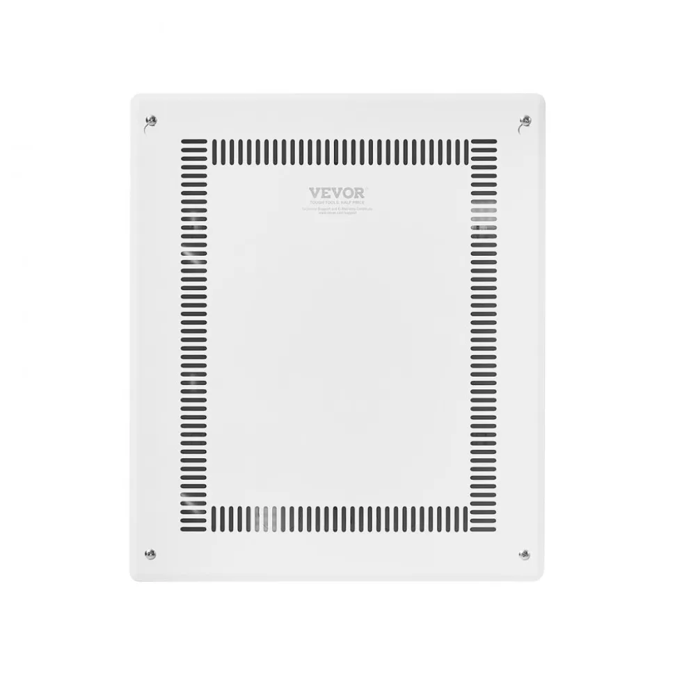 VEVOR Structured Media Enclosure, 17-Inch, Recessed in-Wall Media Box with Cover, Wall-Mount Cable Management Box Kit, Structured Wiring Multi-Media Cabinet, Cold-Rolled Steel, for TV Home Theater