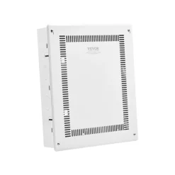 VEVOR Structured Media Enclosure, 17-Inch, Recessed in-Wall Media Box with Cover, Wall-Mount Cable Management Box Kit, Structured Wiring Multi-Media Cabinet, Cold-Rolled Steel, for TV Home Theater