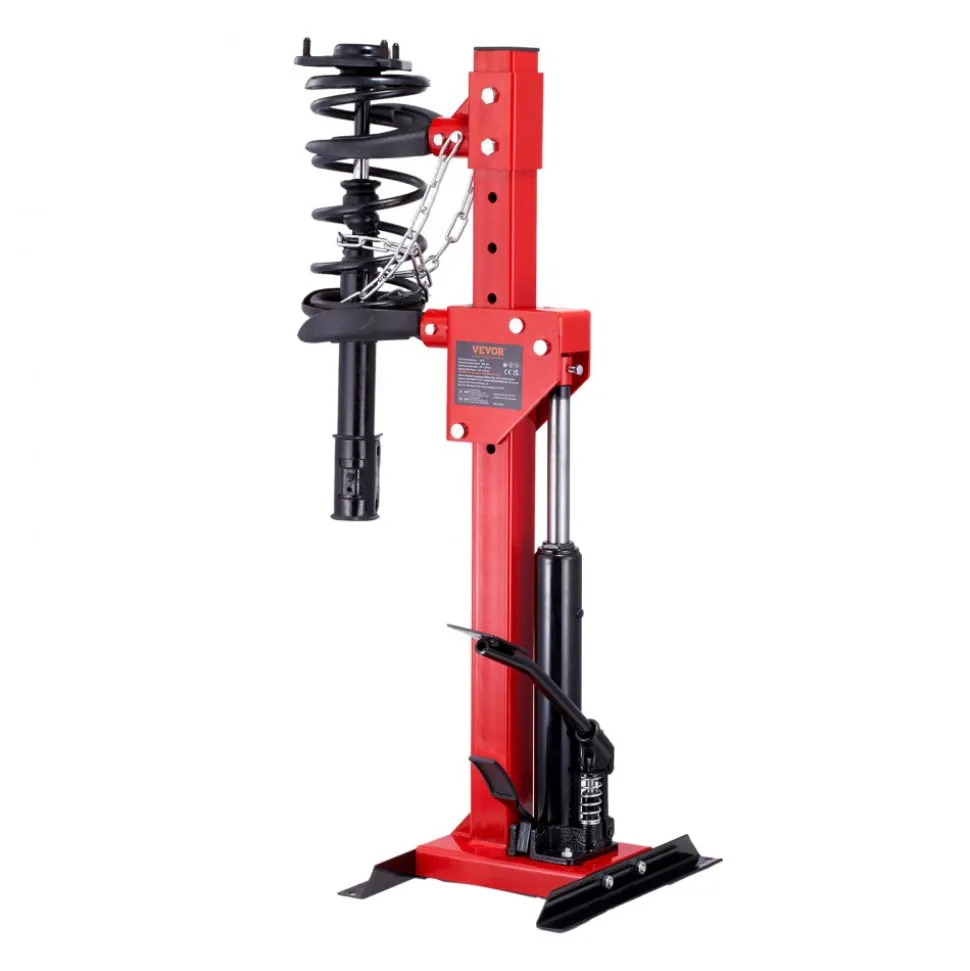 VEVOR Strut Spring Compressor, 4.5 Ton/9920 LBS Hydraulic Jack Capacity, 1 Ton Rated Compression Force, Auto Strut Coil Spring Compressor Tool, Hydraulic Spring Compressor for Strut Spring Removing