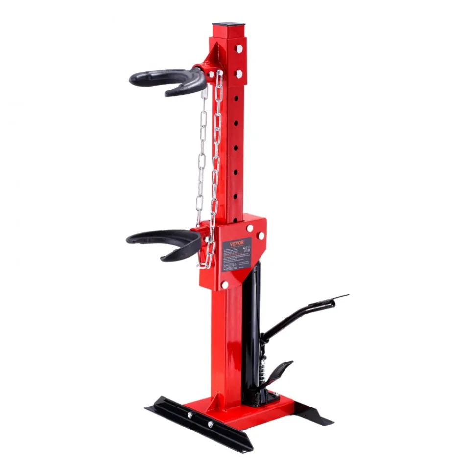 VEVOR Strut Spring Compressor, 4.5 Ton/9920 LBS Hydraulic Jack Capacity, 1 Ton Rated Compression Force, Auto Strut Coil Spring Compressor Tool, Hydraulic Spring Compressor for Strut Spring Removing