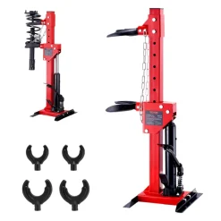 VEVOR Strut Spring Compressor, 4.5 Ton/9920 LBS Hydraulic Jack Capacity, 1 Ton Rated Compression Force, Auto Strut Coil Spring Compressor Tool, Hydraulic Spring Compressor for Strut Spring Removing