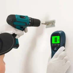 VEVOR Stud Finder Wall Scanner, 5 in 1, Electronic Wall Stud Detector with Smart Sensor, High-Definition LCD Display and Audio Alarm, for the Center and Edge of Metal, AC Wire, Joists, Pipes, Blue