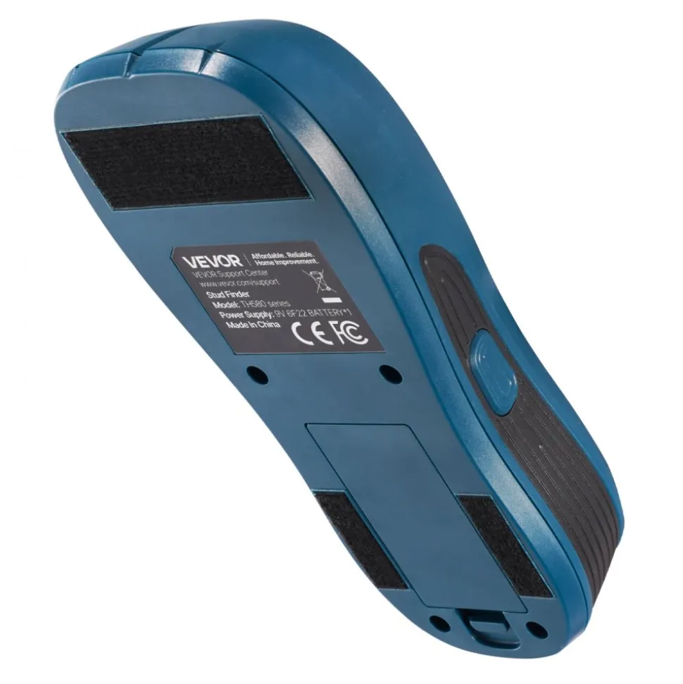VEVOR Stud Finder Wall Scanner, 5 in 1, Electronic Wall Stud Detector with Smart Sensor, High-Definition LCD Display and Audio Alarm, for the Center and Edge of Metal, AC Wire, Joists, Pipes, Blue