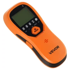 VEVOR Stud Finder Wall Scanner, 5 in 1, Electronic Wall Stud Detector with Smart Sensor, High-Definition LCD Display and Audio Alarm, for the Center and Edge of Metal, AC Wire, Joists, Pipes, Orange