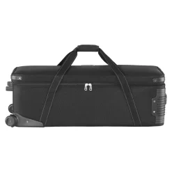 VEVOR Studio Equipment Trolley Case, 46.46 x 14.57 x 11.81 in / 118 x 37 x 30 cm, Rolling Camera Bag, Carrying Bag with Wheels Straps Padded Compartment Handle, for Light Stands, Tripods, Telescopes