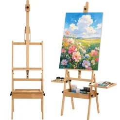 VEVOR Studio H-Frame Easel Holds Canvas Up to 35.43