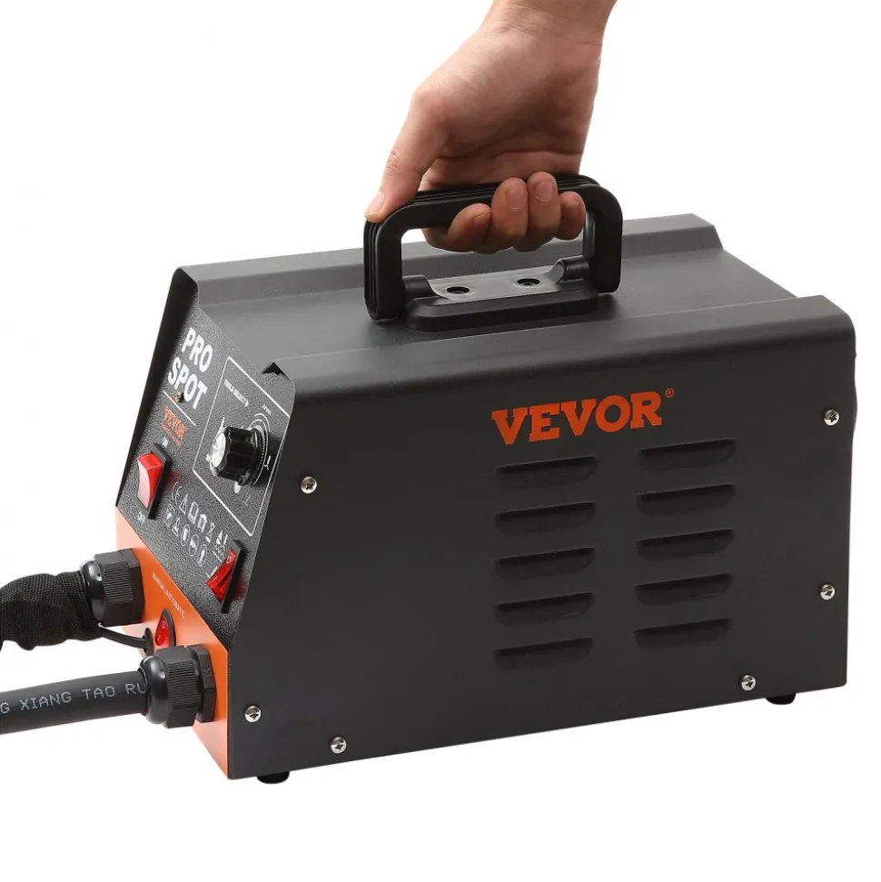 VEVOR Stud Welder Dent Repair Kit, 3KW Spot Welder Dent Puller with 6 Welding Modes, Auto Body Spot Welding Dent Puller Machine & 16 Types of Welding Accessories for Car, Truck, Motorcycle Dent Repair
